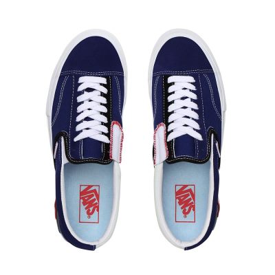 Vans Slip-On CAP - Kadın Slip-On Ayakkabı (Mavi)